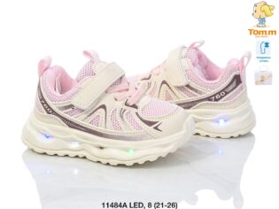 Кросовки для девочек LED (21-26) Tom.m